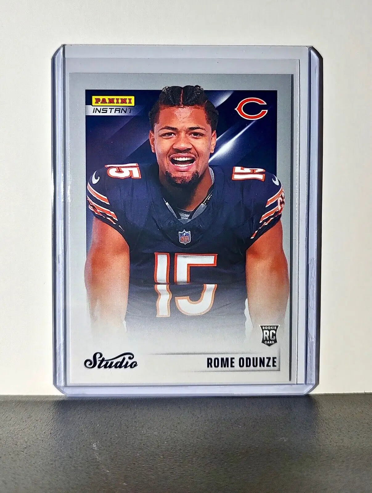 Rome Odunze 2024 Panini NFL Studio Rookies #27 Card Chicago Bears 1/1672