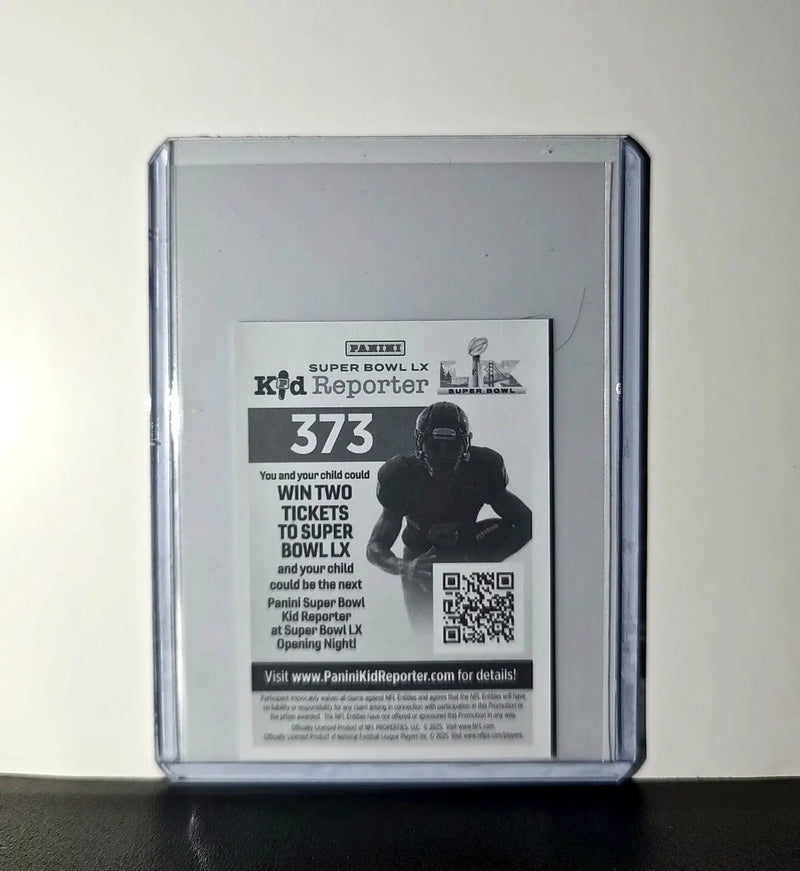 Rome Odunze 2025 Panini NFL #373 Foil Sticker Chicago Bears