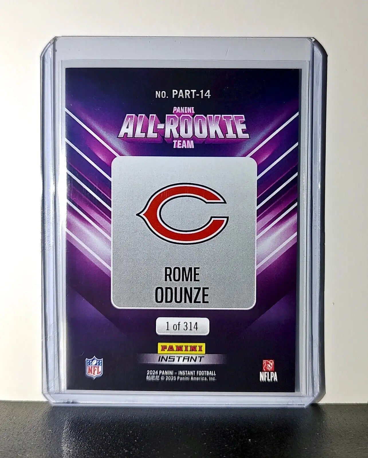 Rome Odunze Rookie 2024 Panini NFL #14 All-Rookie Card Chicago Bears 1 of 314