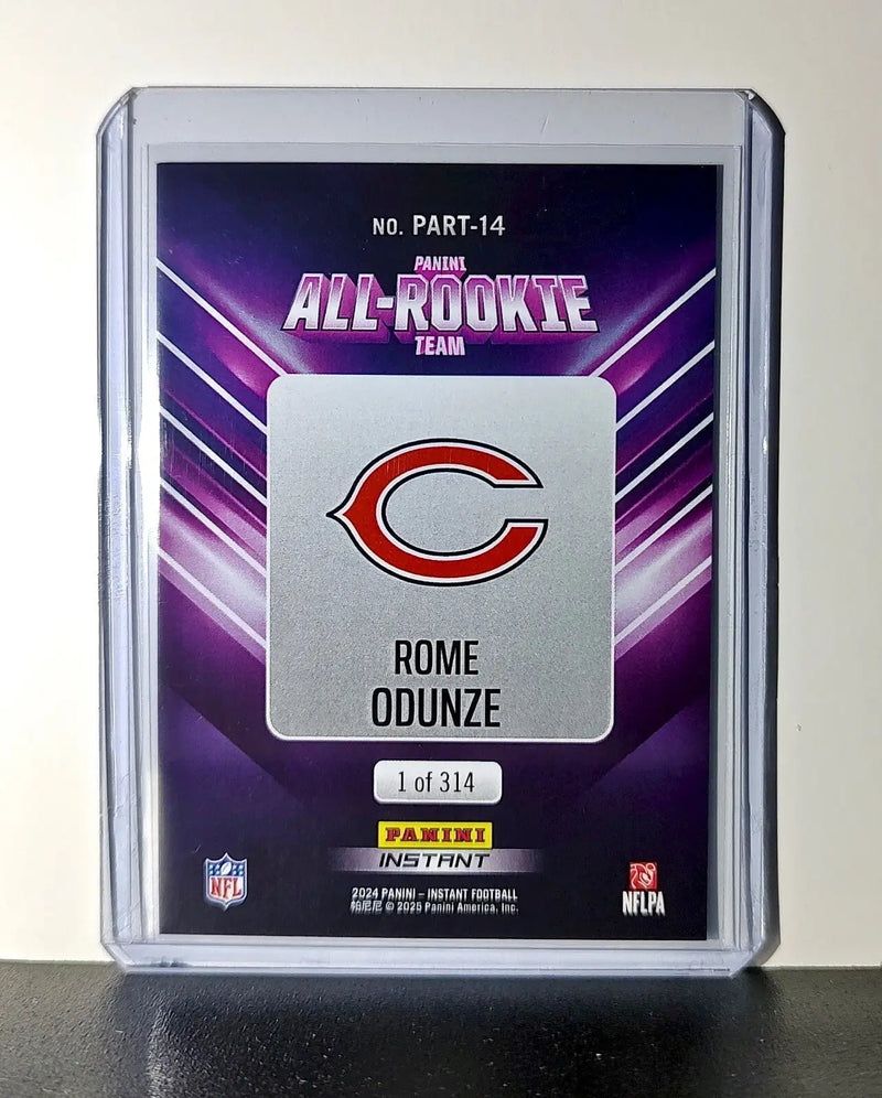 Rome Odunze Rookie 2024 Panini NFL #14 All-Rookie Card Chicago Bears 1 of 314