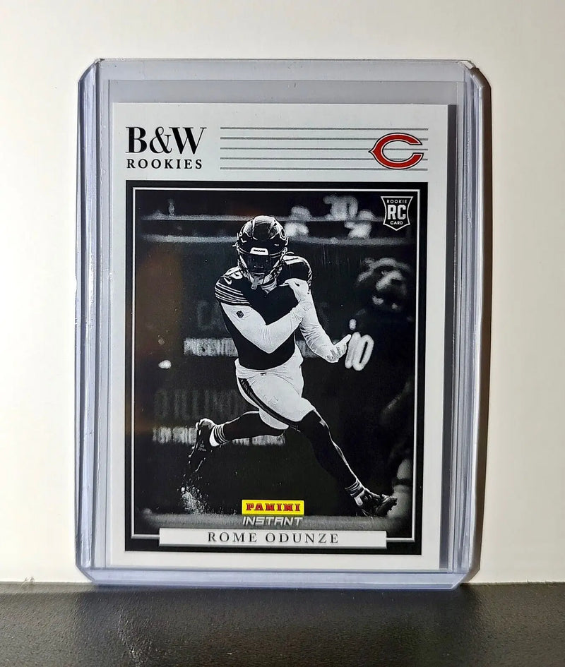 Rome Odunze Rookie 2024 Panini NFL #20 Black & White Rookies Bears 1 of 680