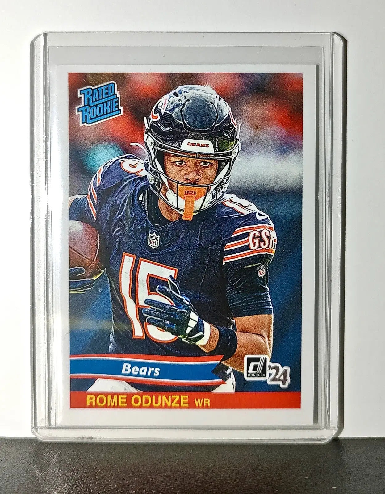 Rome Odunze Rookie 2024 Panini Rated Rookie Retro NFL #20 Card Bears 1 of 890 - Football Card Single