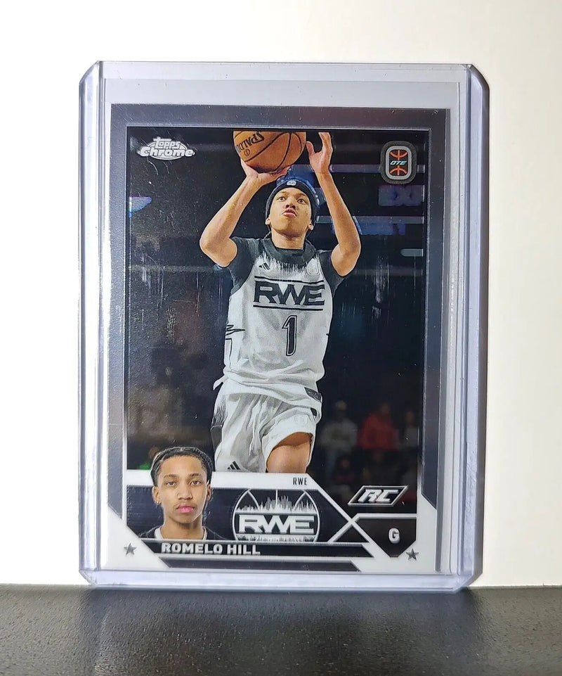 Romelo Hill Rookie Card 2023-24 Topps Chrome Overtime #53 RWE