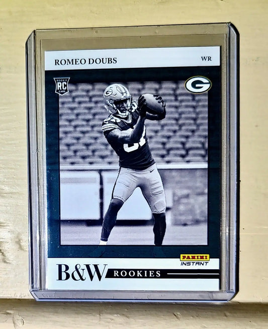 Romeo Doubs 2022 Panini NFL Black & White Rookies #38 Football Card 1 of 649 - Football Card Single