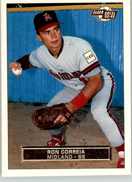 Ron Correia - 1992-93 Fleer Excel - #140 - Baseball - Baseball Card Single