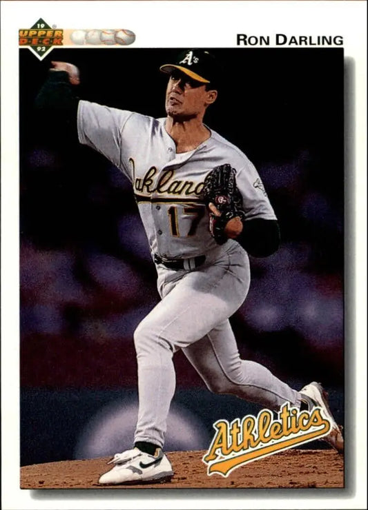 Ron Darling 1992 Upper Deck MLB #669 Baseball Card Oakland Athletics - Baseball Card Single