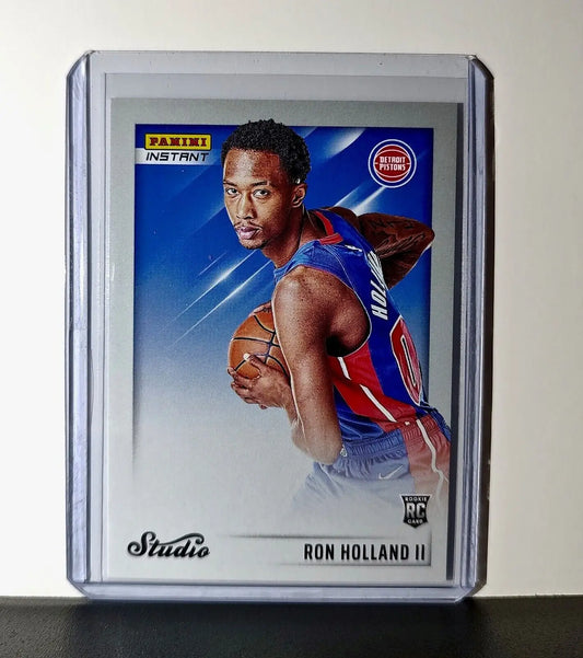 Ron Holland II 2024-25 Panini NBA Studio #33 Rookie Card Detroit Pistons 1/275 - Basketball Card Single