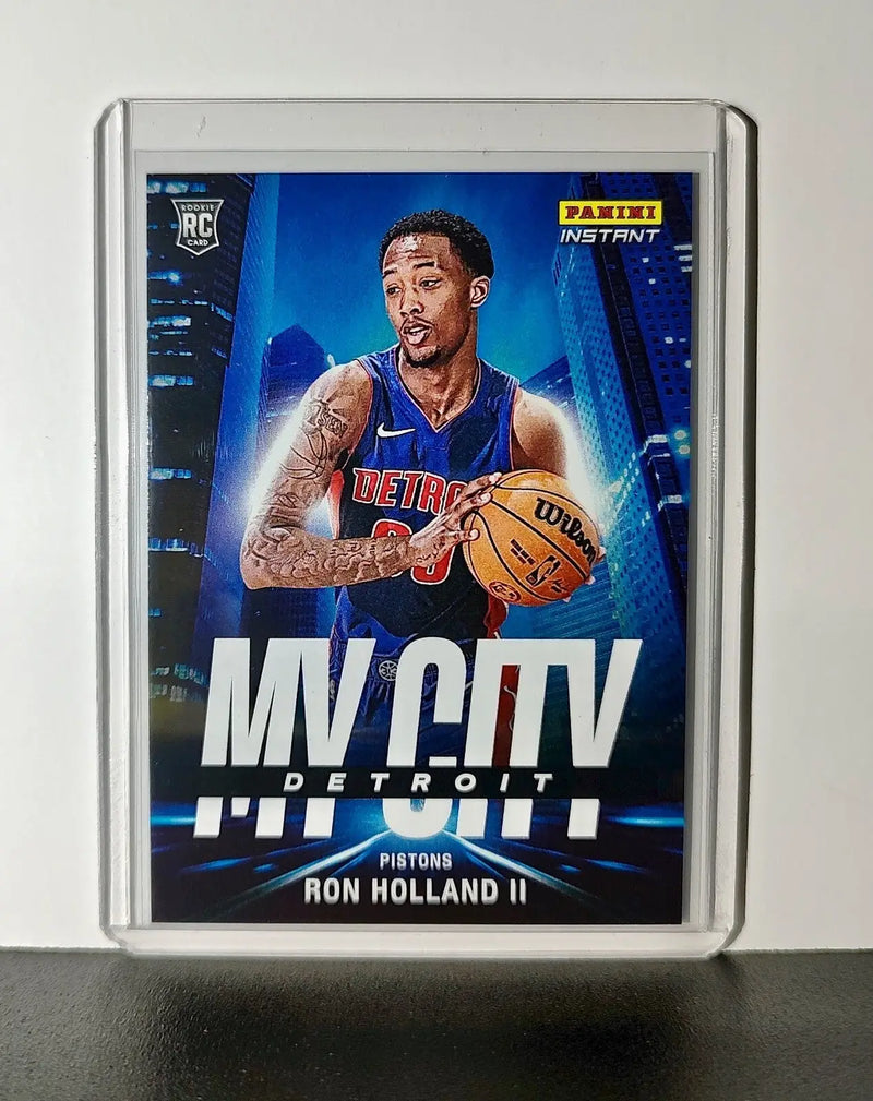 Ron Holland II Rookie 2024-25 Panini MyCity NBA #23 Basketball Pistons 1/268 - Basketball Card Single