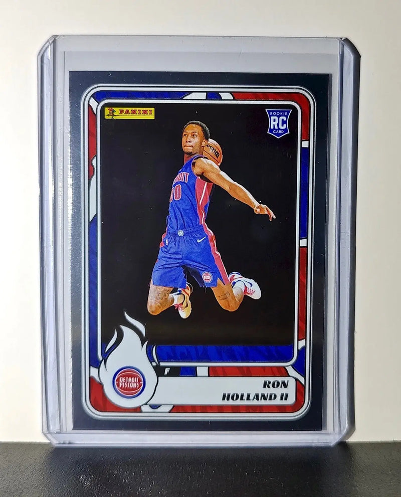 Ron Holland II Rookie 2024-25 Panini NBA #75 Foil Sticker Card Detroit Pistons