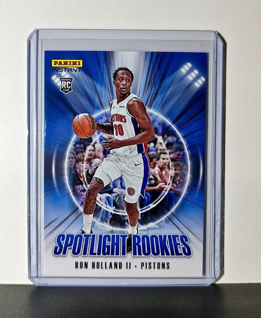 Ron Holland II Rookie 2024-25 Panini Spotlight Rookies NBA #5 Pistons 1 of 170 - Basketball Card Single
