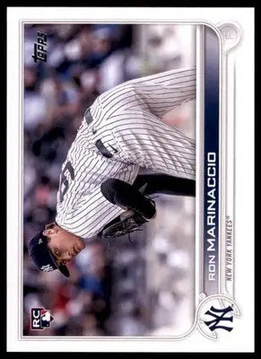 Ron Marinaccio Rookie 2022 Topps Update #US165 New York Yankees - Baseball Card Single