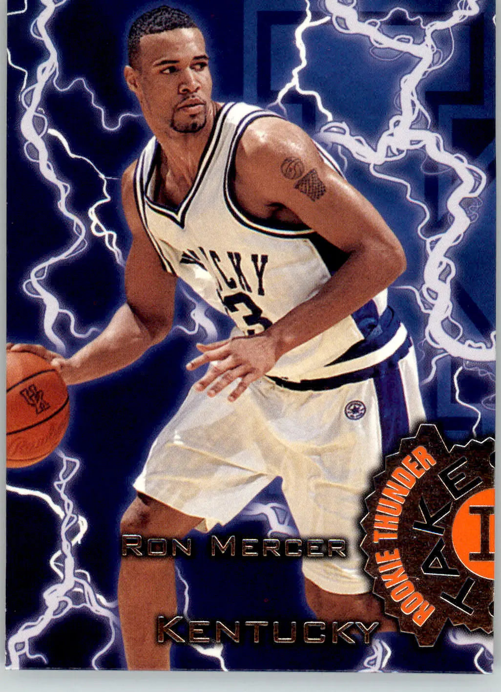 Ron Mercer - 1997 Wheels Rookie Thunder - #TT1 - Take II Storm Front Basketball - Basketball Card Single