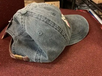 Ronald Reagan George Bush 1984 Cap Hat by Adams Leather Strap NEW Never Worn - Apparel