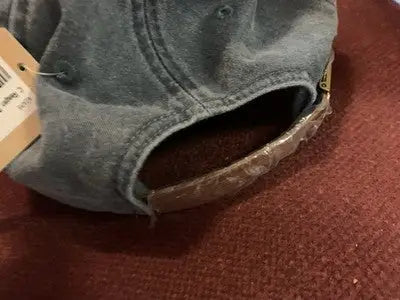 Ronald Reagan George Bush 1984 Cap Hat by Adams Leather Strap NEW Never Worn - Apparel