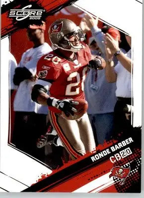 Ronde Barber - 2009 Score - #279 - Football - Football Card Single