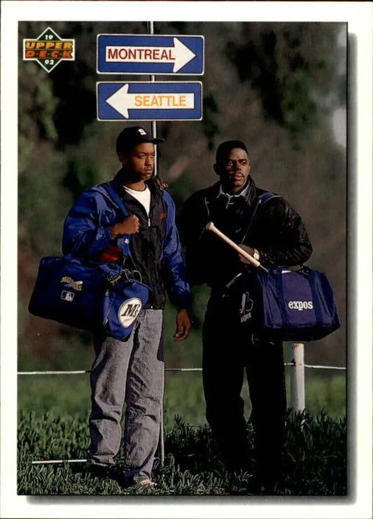 Rondell White / Marc Newfield 1992 Upper Deck MLB #51 Checklist Card Expos - Baseball Card Single