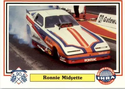 Ronnie Midyette - 1990 Checkered Flag IHRA - #48 - Racing - Racing Card Single