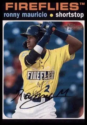 Ronny Mauricio 2020 Topps Heritage Minor League #17 Columbia Fireflies - Baseball Card Single