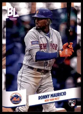 Ronny Mauricio Rookie 2024 Topps Big League #123 New York Mets - Baseball Card Single