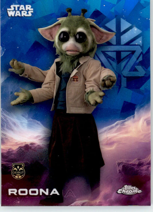 Roona - 2025 Topps Chrome Star Wars Sapphire - #157 - Non_sport - Star Wars Card Single