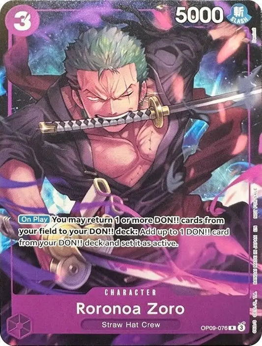 Roronoa Zoro (Welcome Pack Vol. 2) OP09-076 - One Piece Card Single