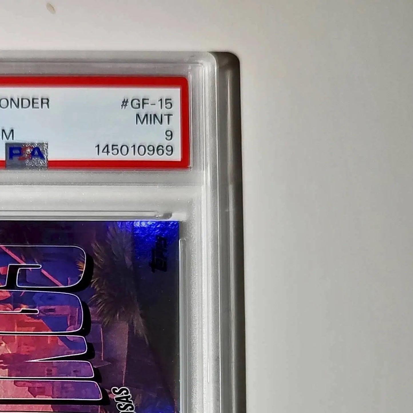 Rosas 2025 Topps Disney Wonder #GF-15 Greetings From Card Wish PSA 9 - Non-Sports Card Single