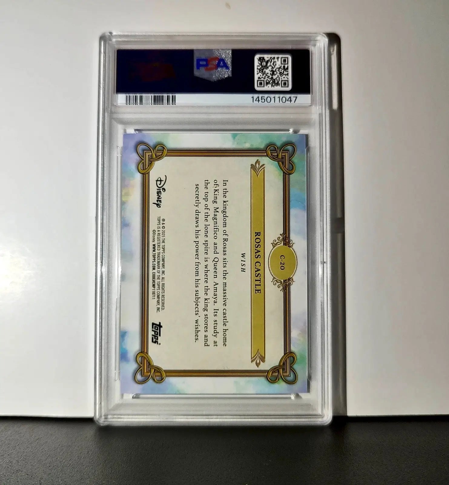 Rosas Castle 2025 Topps Disney #C-20 Card Wish PSA 9 - Non-Sports Card Single