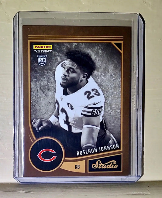 Roschon Johnson 2023 Panini NFL Studio Rookies #17 Rookie Card 1/370 - Football Card Single
