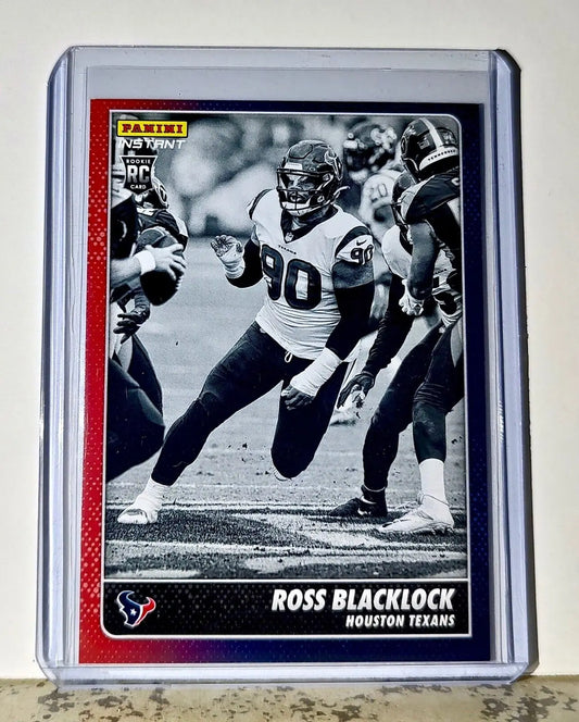 Ross Blacklock 2020 Panini NFL #4 Black and White Rookies Card Texans 1 of 518 - Football Card Single
