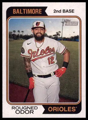 Rougned Odor 2023 Topps Heritage #226 Baltimore Orioles - Baseball Card Single