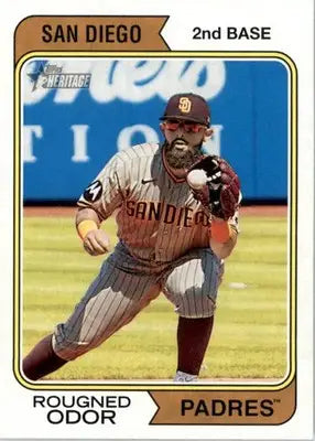 Rougned Odor - 2023 Topps Heritage - #666 - Baseball - Baseball Card Single