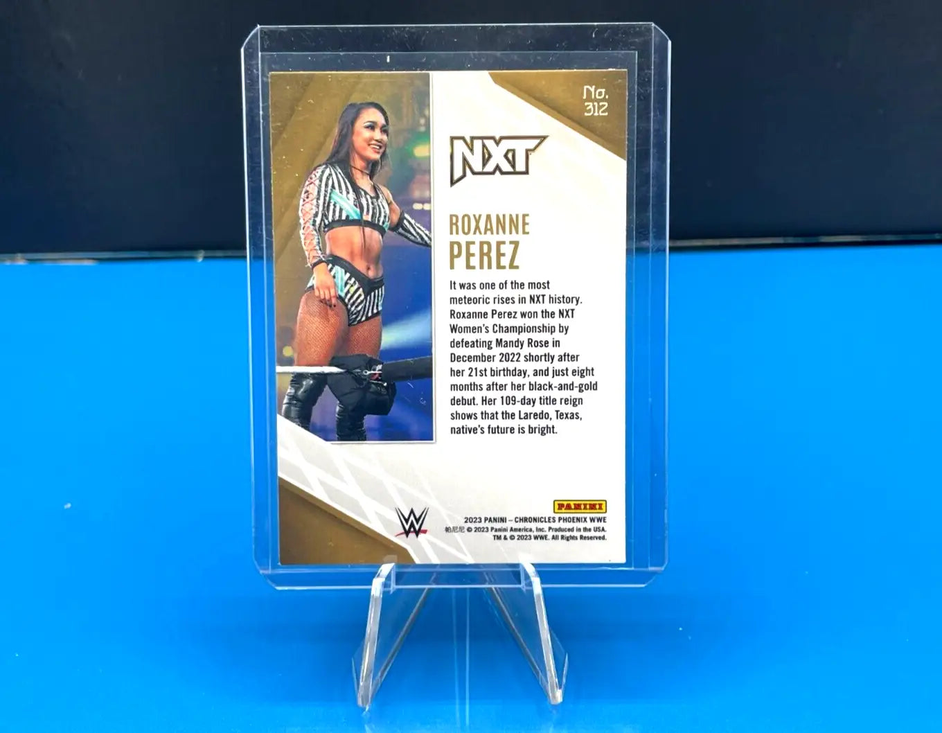 Roxanne Perez -Silver Wave 2023 Panini Chronicles WWE Phoenix- #312