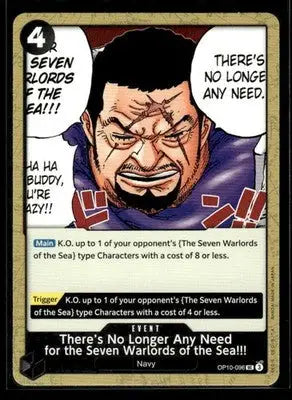 Royal Blood Any Need for the Seven Warlords of the Sea!!! Uncommon #OP10-096 NM
