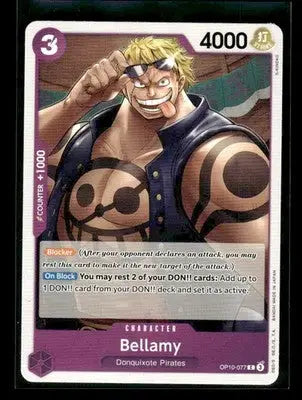 Royal Blood Bellamy Donquixote Pirates Common #OP10-077 Near Mint or Better - One Piece Card Single