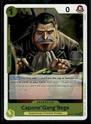 Royal Blood Capone’Gang’Bege Foil Rare #OP10-103 Near Mint or Better - Other