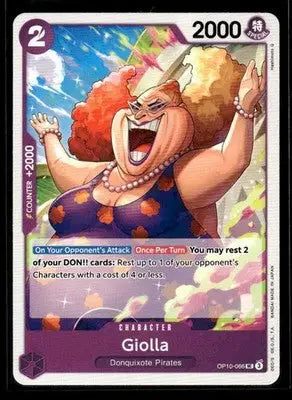 Royal Blood Giolla Donquixote Pirates Uncommon #OP10-066 Near Mint or Better - One Piece Card Single
