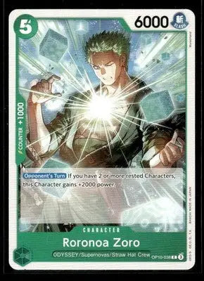 Royal Blood Roronoa Zoro Straw Hat Crew Common #OP10-038 Near Mint or Better