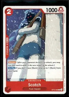 Royal Blood Scotch Punk Hazard Common #OP10-008 Near Mint or Better - One Piece Card Single