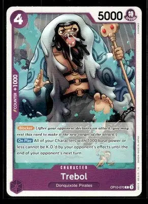 Royal Blood Trebol Donquixote Pirates Common #OP10-070 Near Mint or Better - One Piece Card Single