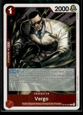 Royal Blood Vergo Foil Rare #OP10-004 Near Mint or Better - Other