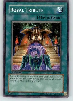 Royal Tribute - Pharaonic Guardian - PGD-091 - Heavily Played - TCG Card Single
