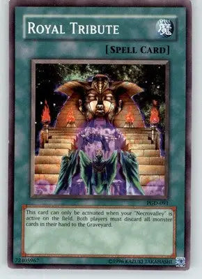 Royal Tribute - Pharaonic Guardian - PGD-091 - Lightly Played - Yu-Gi-Oh! Card Single
