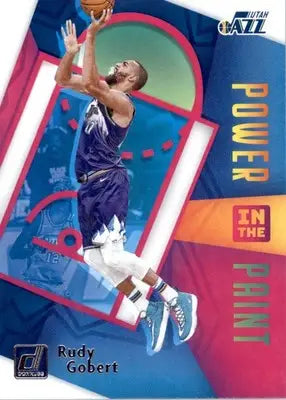 Rudy Gobert - 2020-21 Donruss - #1 - Power in the Paint Basketball - Basketball Card Single