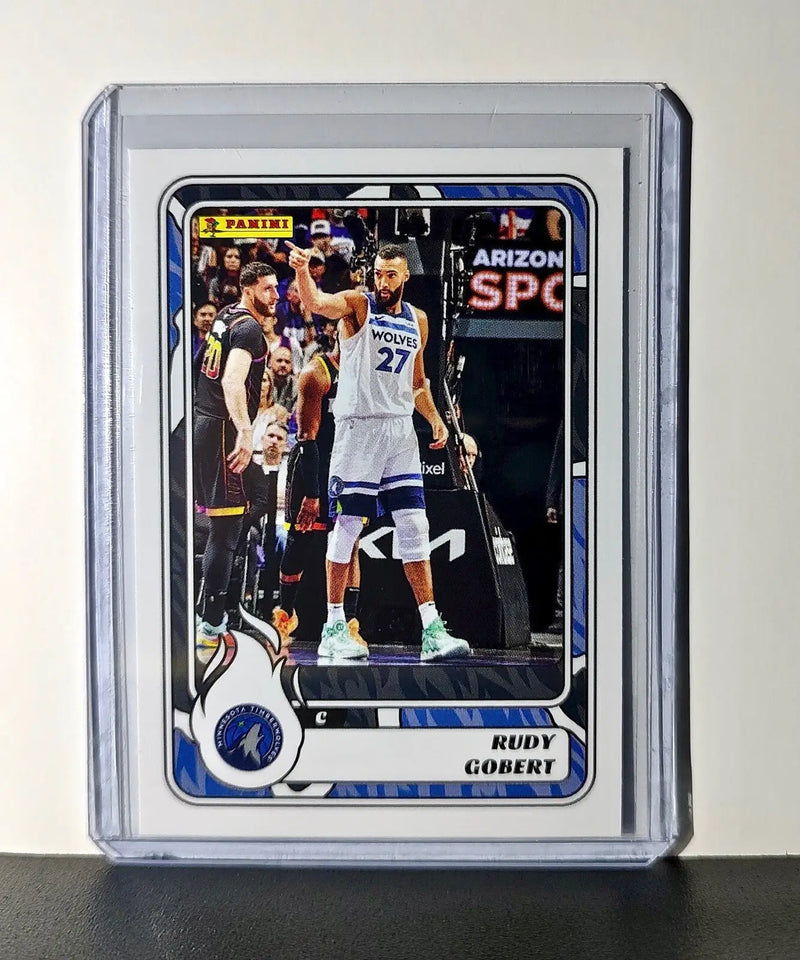 Rudy Gobert 2024-25 Panini NBA #25 Sticker Card Minnesota Timberwolves