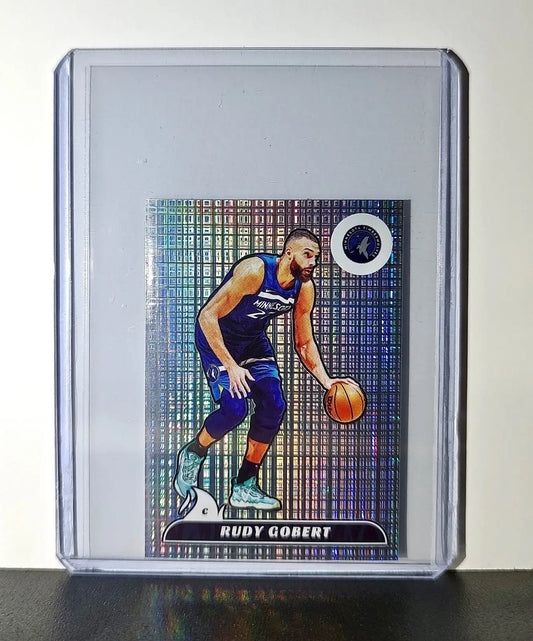 Rudy Gobert 2024-25 Panini NBA #396 Foil Sticker Card Minnesota Timberwolves - Basketball Card Single
