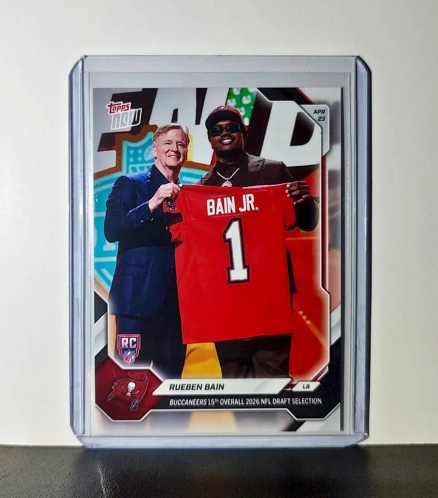 Rueben Bain Jr Rookie 2026 Topps Now Draft Night #RBAI Card Tampa Bay Buccaneers - Football Card Single