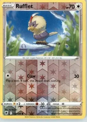 Rufflet - SWSH10: Astral Radiance - Reverse Holo LP - #131/189 - Pokémon Card Single