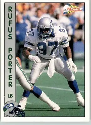 Rufus Porter - 1992 Pacific - #625 - Football - Football Card Single