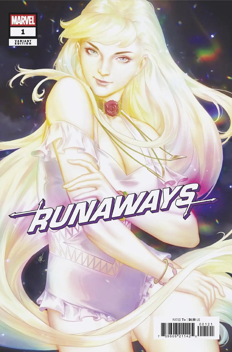Runaways comic book featuring Ejikure Karolina Dean Karolina Dean Variant Dean Variant Doom