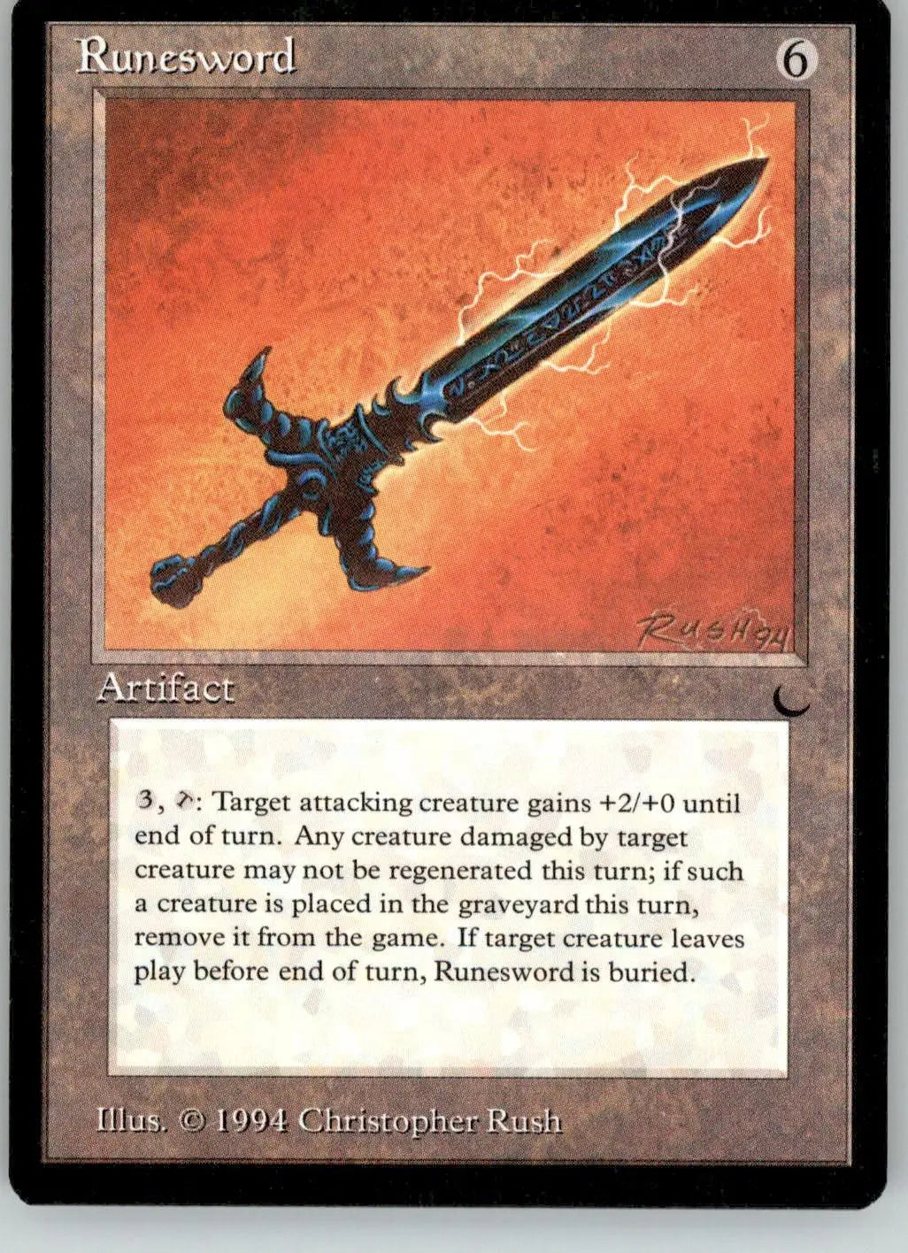Runesword - The Dark - NM Magic: The Gathering - Magic Card Single